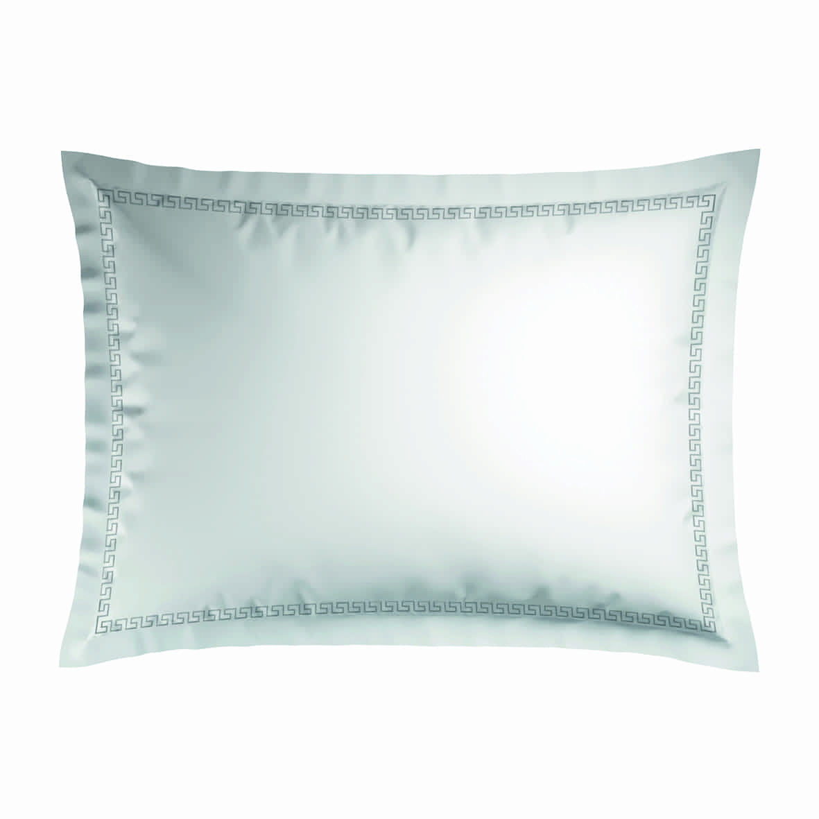 Taie d'oreiller satin de coton - Reine de nuit Grey / Blanc - 2 x (50 x 70 cm)