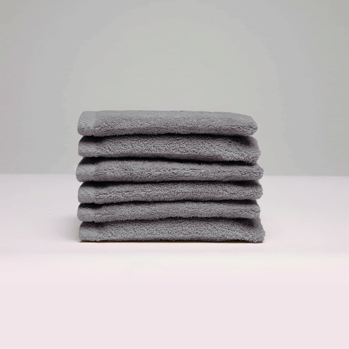 Gant de toilette coton peigné LT - Oasis Brun - 6 x (15 x 21 cm)