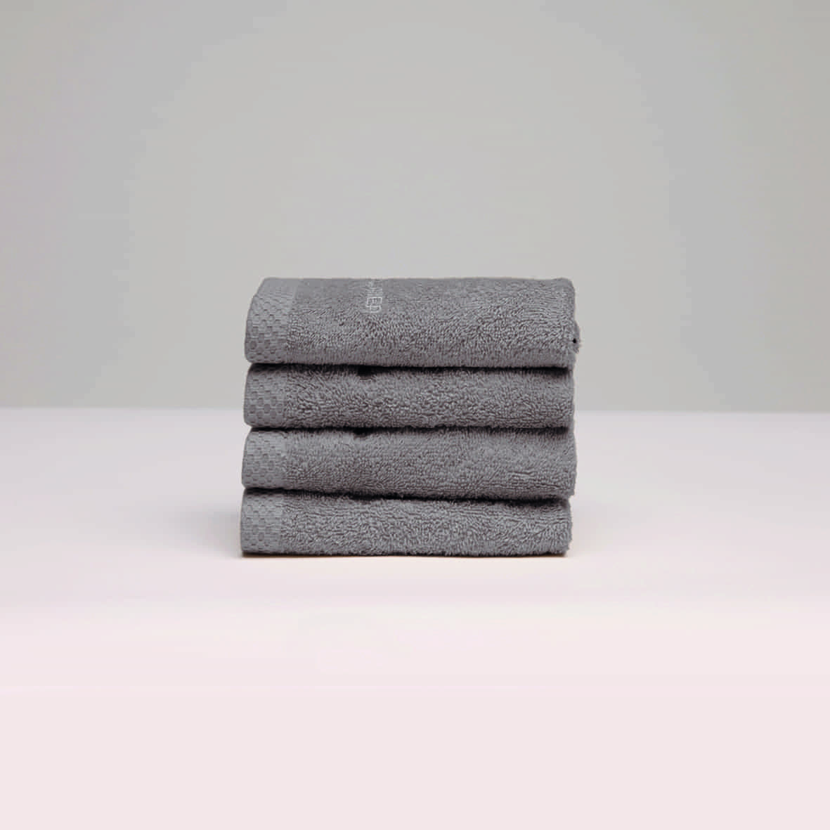 Serviette d'invité coton peigné LT - Oasis Brun - 4 x (30 x 30 cm)