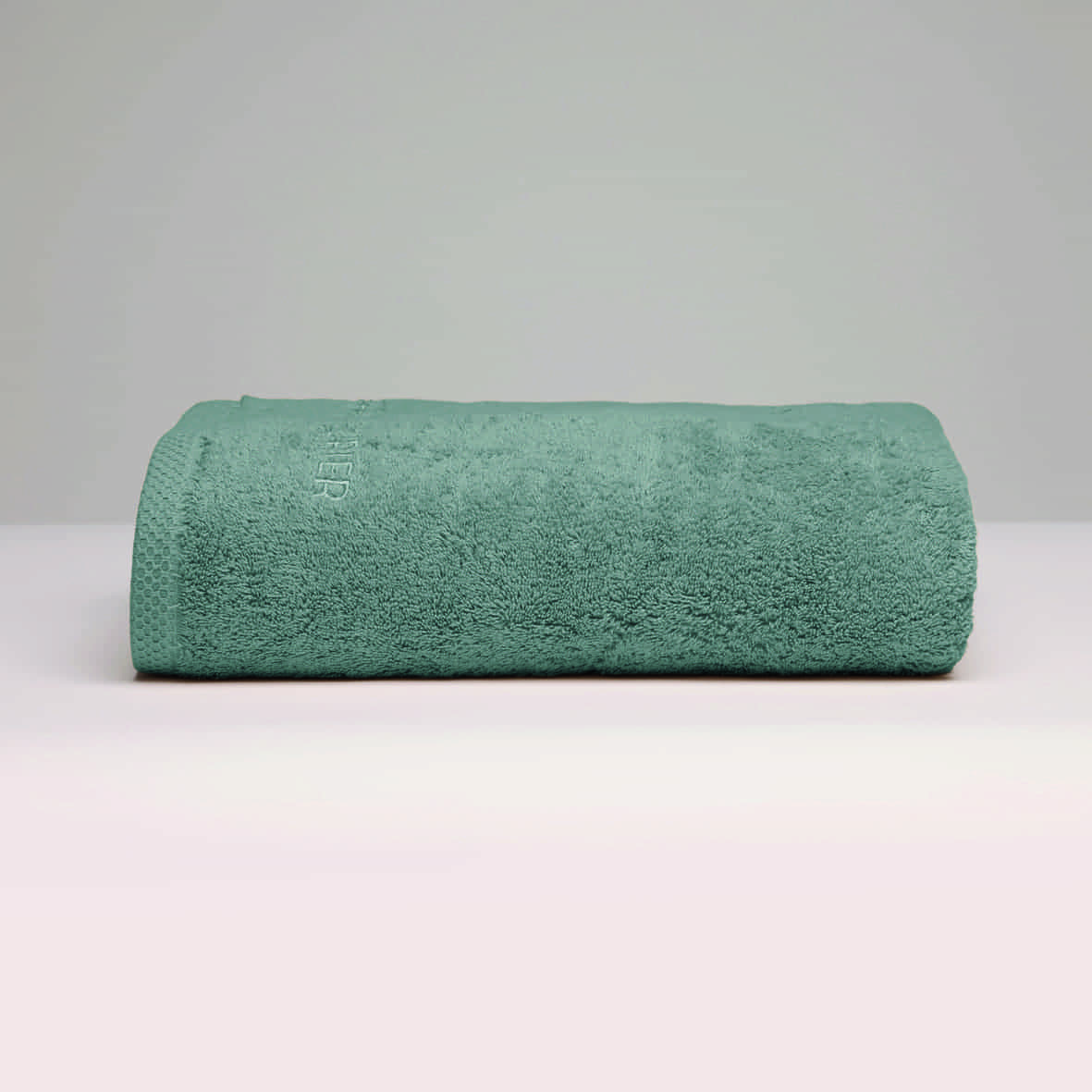 Drap de bain coton peigné LT - Oasis Vert bouteille - 100 x 150 cm