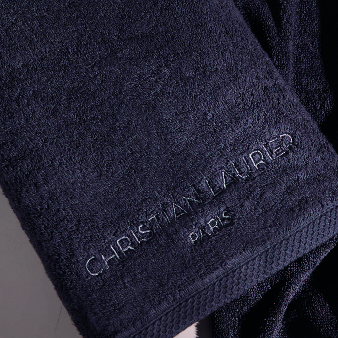 Tapis de bain coton - design 19 Gris foncé - 60 x 100 cm – Image 2