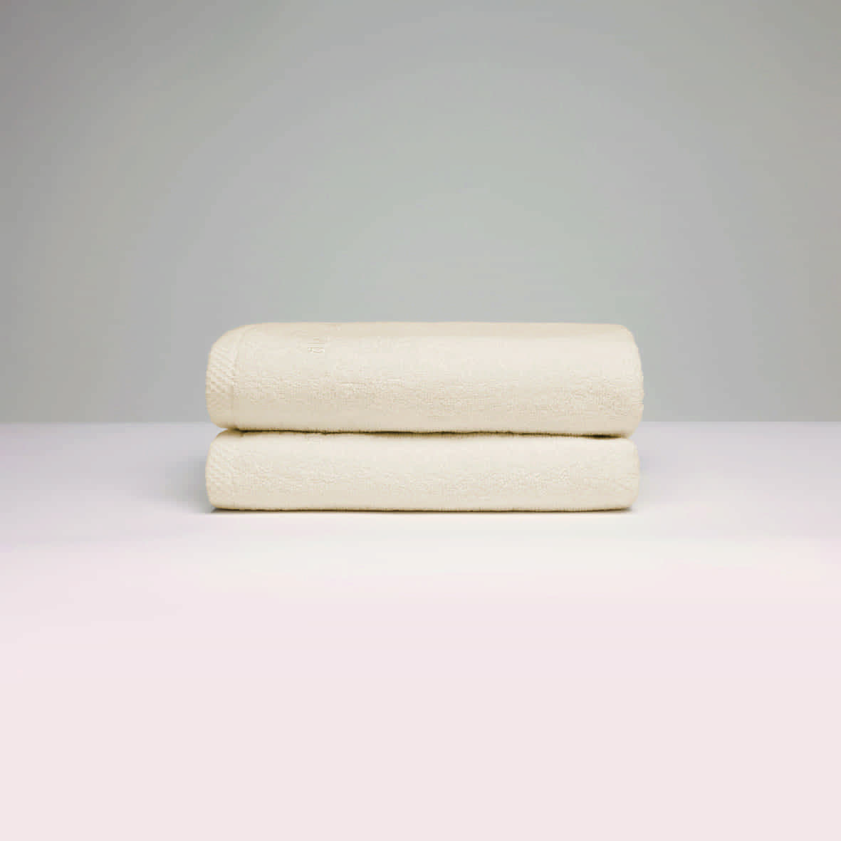 Serviette coton peigné LT - Oasis Ivoire - 2 x (50 x 100 cm)