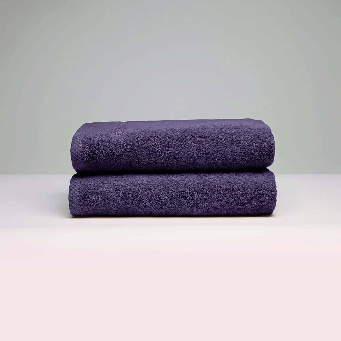 Drap de bain coton peigné LT - Oasis Mauve - 2 x (70 x 140 cm)