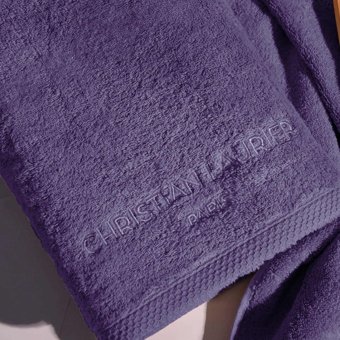 Tapis de bain coton - design 18 Mauve - 50 x 70 cm – Image 3