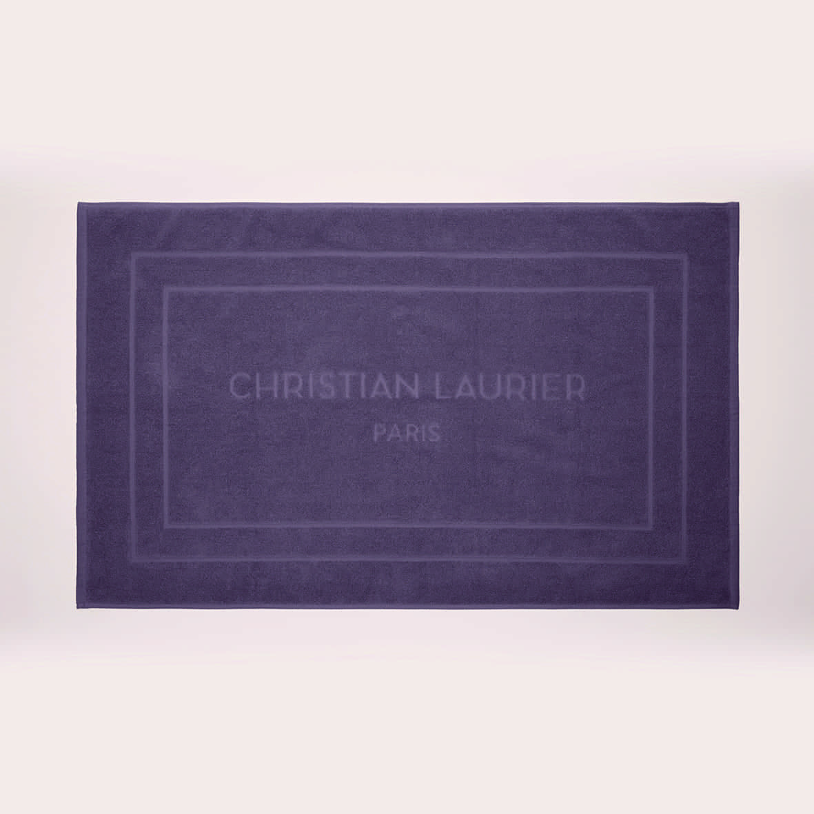 Tapis de bain coton - design 19 Mauve - 60 x 100 cm