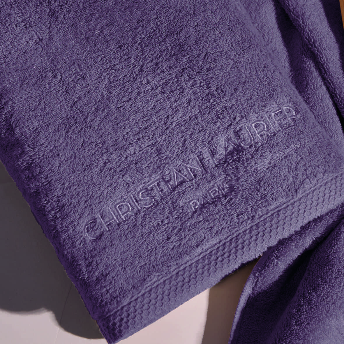 Tapis de bain coton - design 19 Mauve - 60 x 100 cm – Image 2