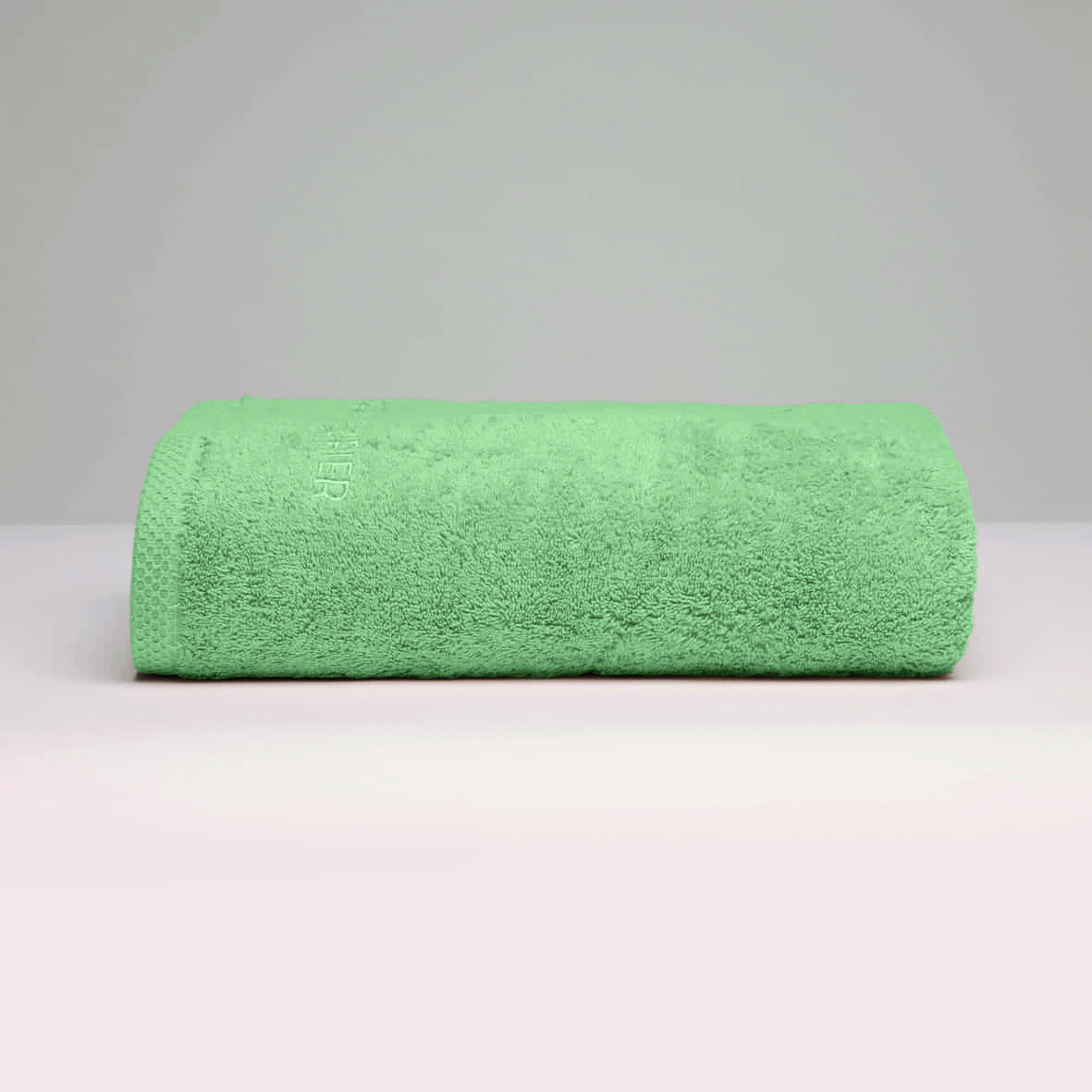 Drap de bain coton peigné LT - Oasis Vert sauge - 100 x 150 cm