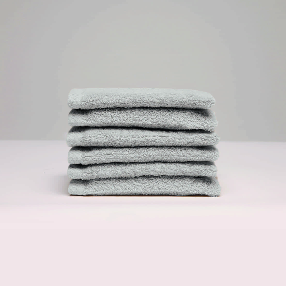 Gant de toilette coton peigné LT - Oasis Sable - 6 x (15 x 21 cm)