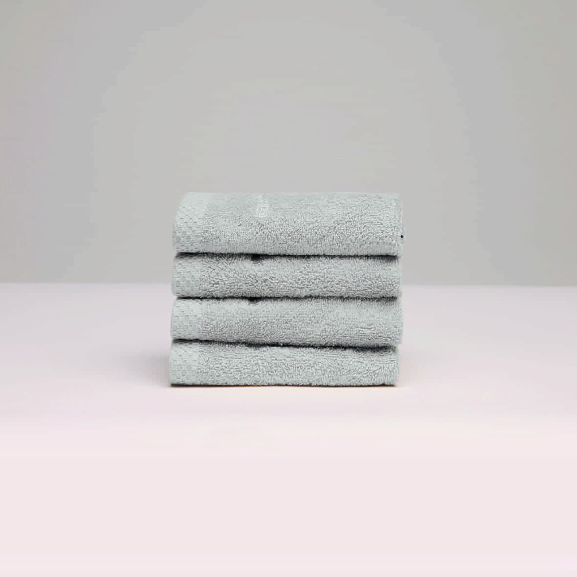 Serviette d'invité coton peigné LT - Oasis Sable - 4 x (30 x 30 cm)