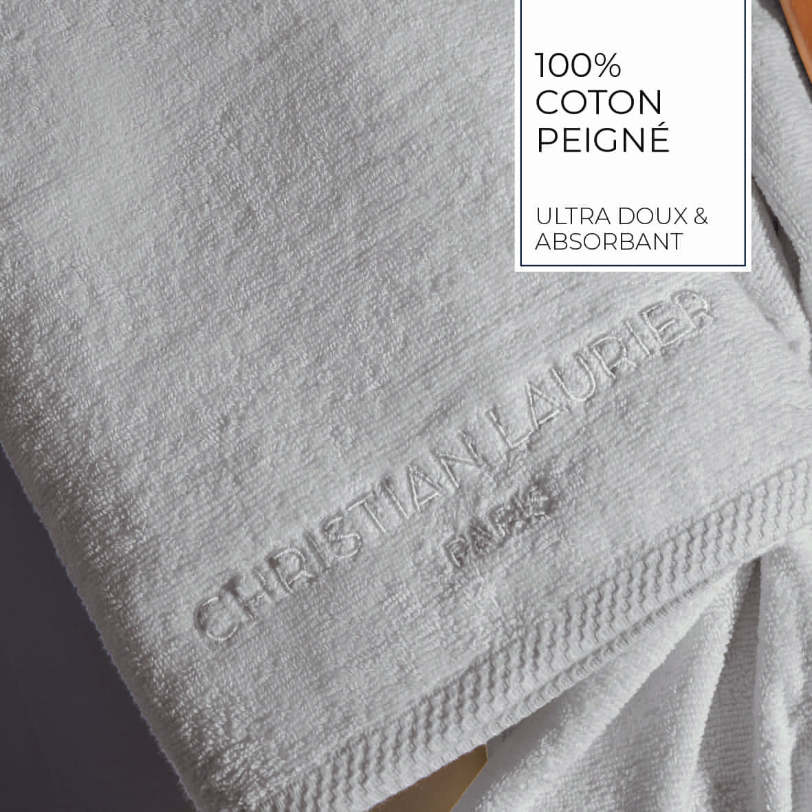 Tapis de bain coton - design 19 Sable - 60 x 100 cm – Image 4