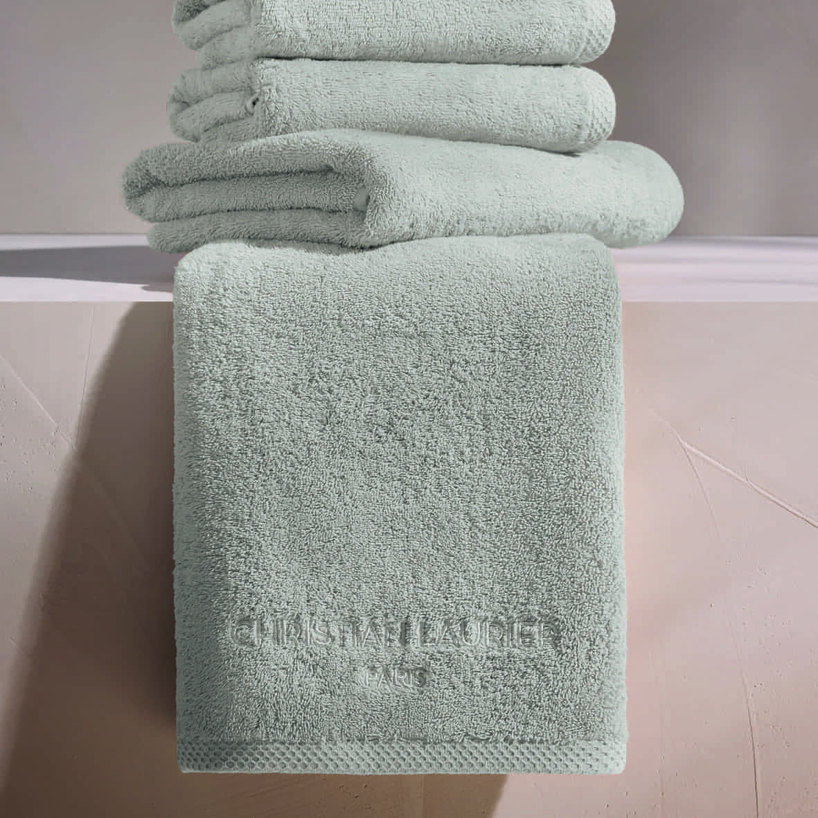 Tapis de bain coton - design 19 Sable - 60 x 100 cm – Image 3