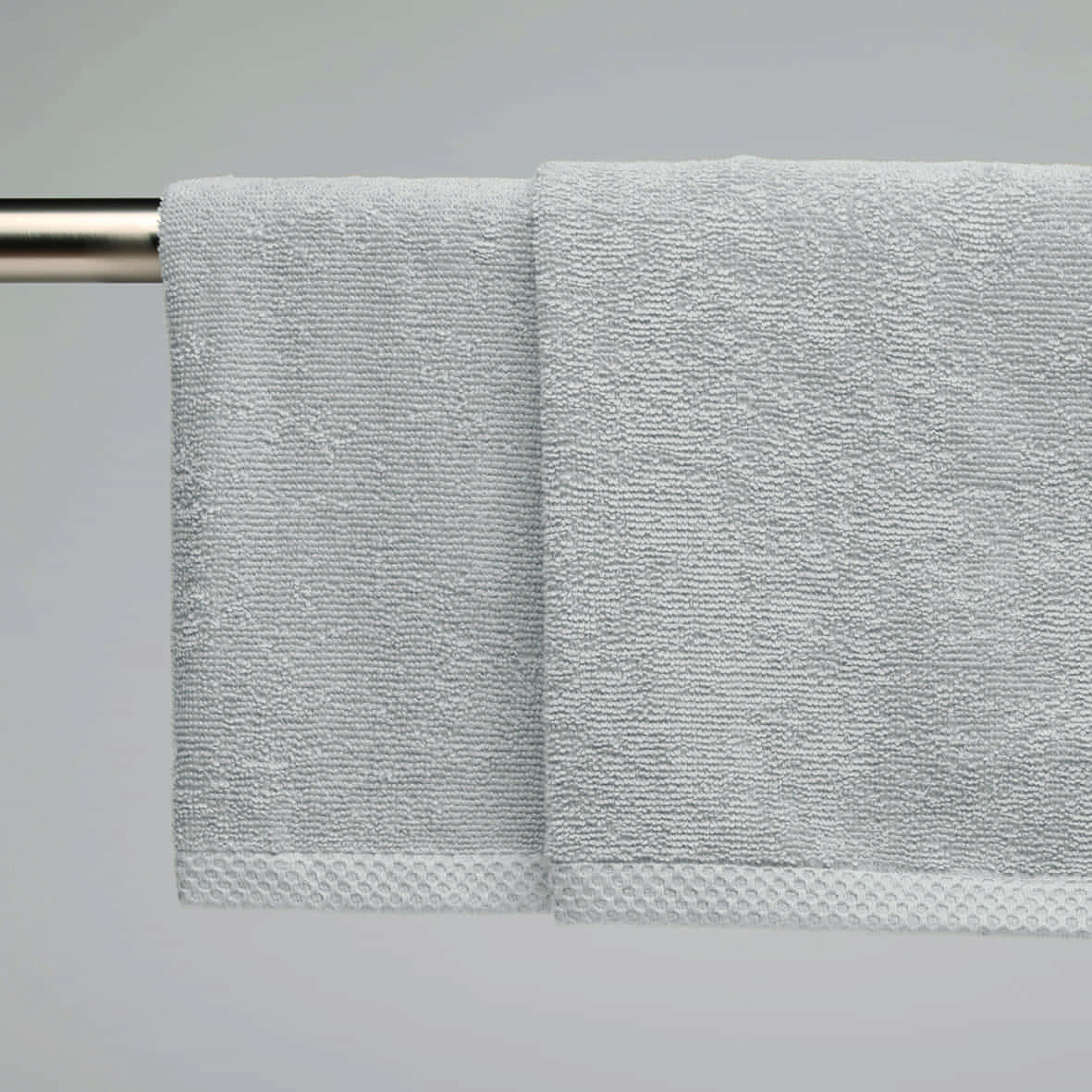 essuie-mains coton peigné LT - Oasis Sable - 2 x (45 x 45 cm) – Image 2