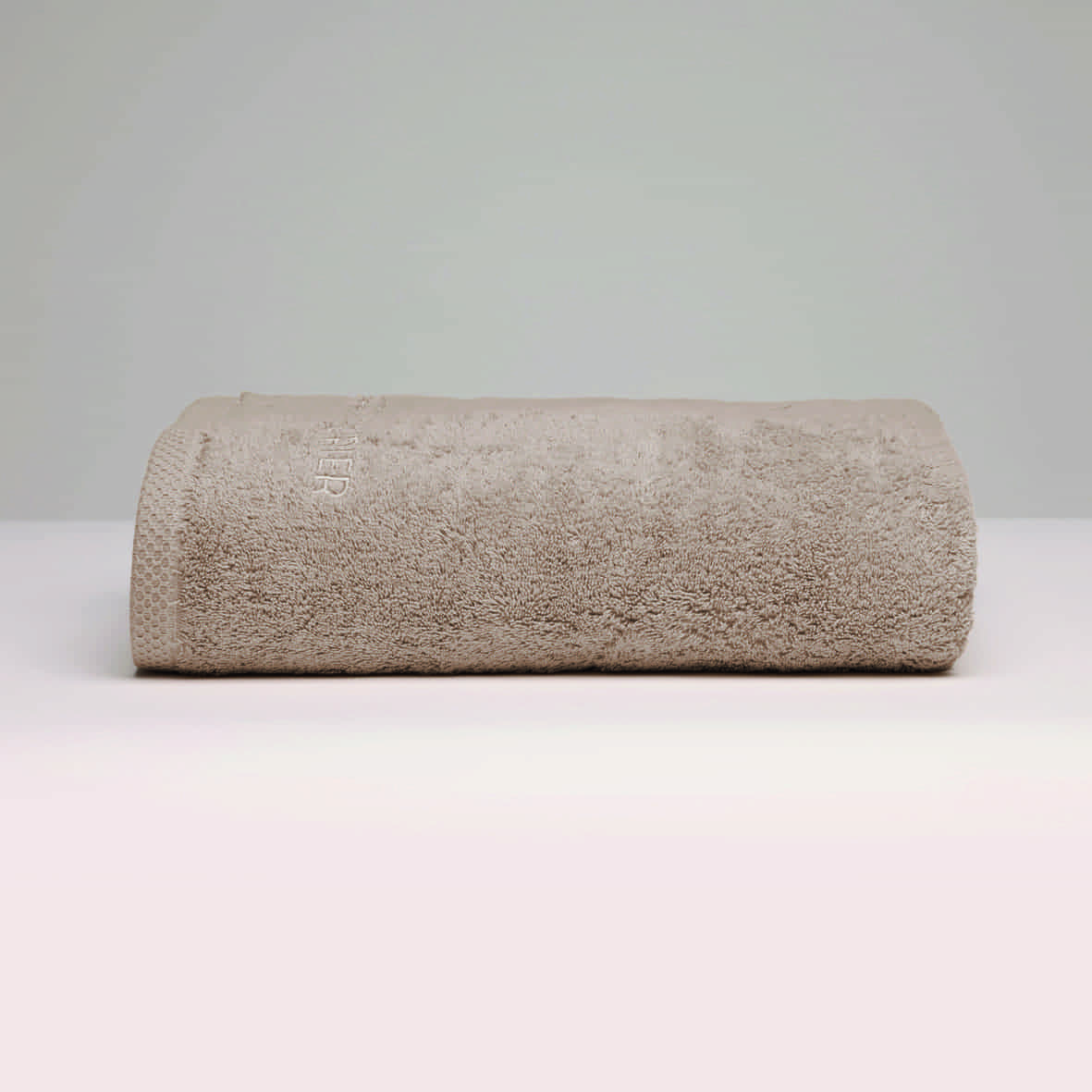 Drap de bain coton peigné LT - Oasis Taupe - 100 x 150 cm