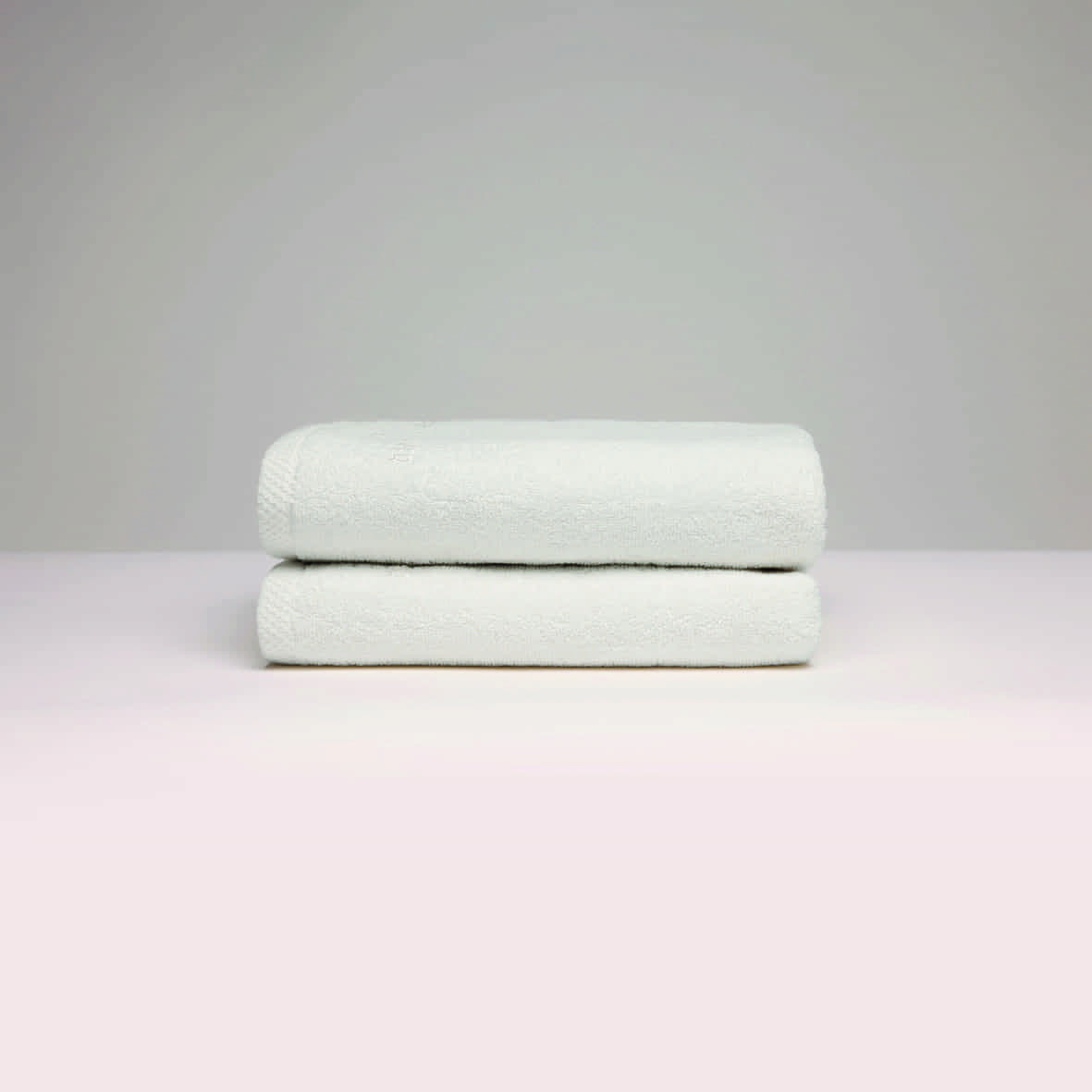 Serviette coton peigné LT - Oasis Blanc - 2 x (50 x 100 cm)