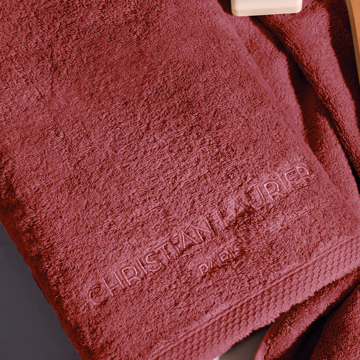 Drap de bain coton peigné LT - Oasis Terracotta - 2 x (70 x 140 cm) – Image 3