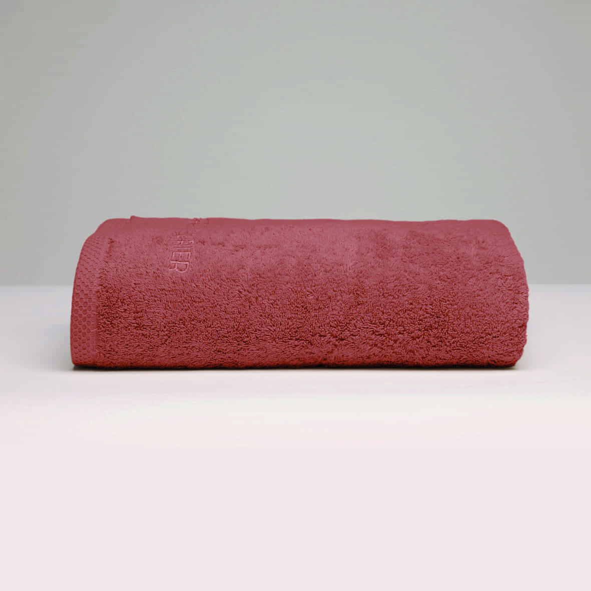 Drap de bain coton peigné LT - Oasis Terracotta - 100 x 150 cm