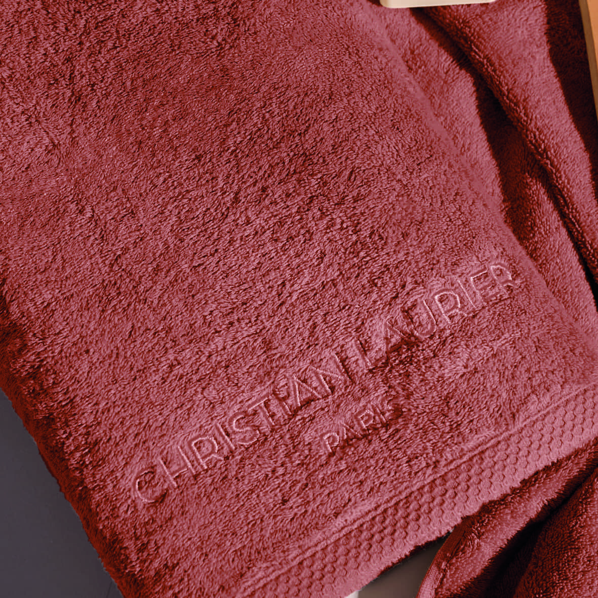 Tapis de bain coton - design 18 Terracotta - 50 x 70 cm – Image 3