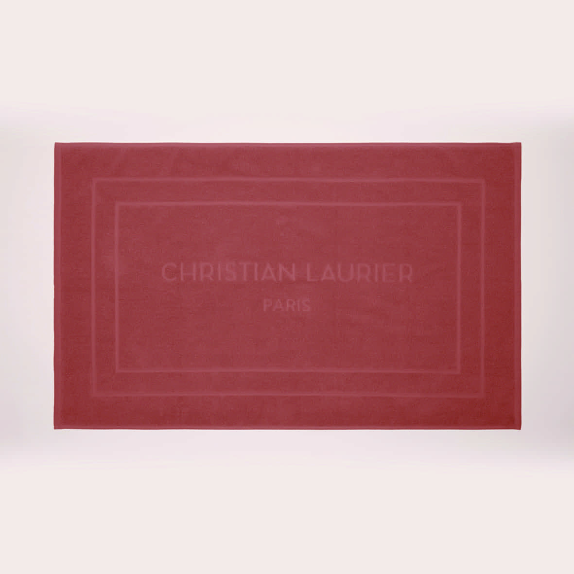 Tapis de bain coton - design 19 Terracotta - 60 x 100 cm